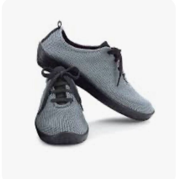 Arcopedico Women's LS Knit Shoe Titanium Sz 41 (US 10) Lace Up Oxfords Comfort - Picture 2 of 10